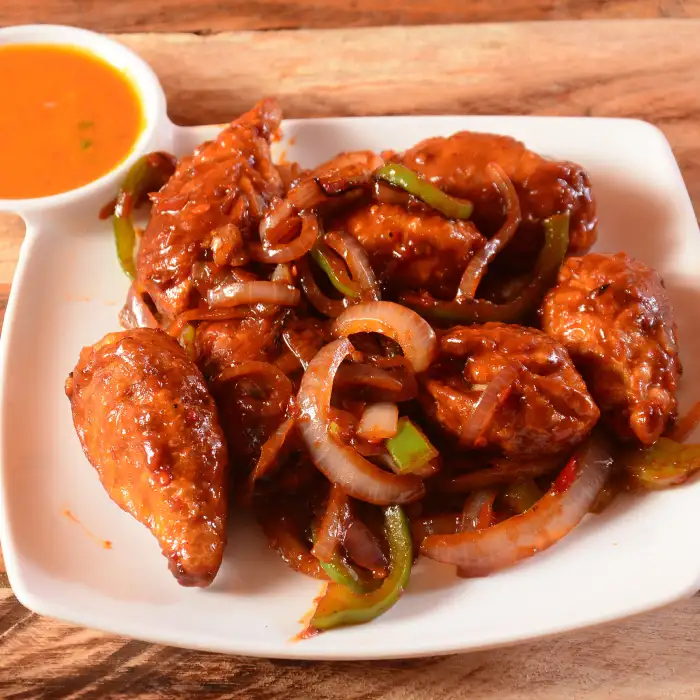 Chicken chili momo au bœuf et au poulet